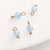 5 PCS/Package Diameter 4mm Natural Stone Opal Round Pendant Beads