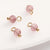 5 PCS/Package Diameter 4mm Natural Stone Opal Round Pendant Beads