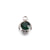 5 PCS/Package Stainless Steel Birthstone Plating Inlay Pendant