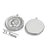 5 PCS/Package Stainless Steel Crown Pendant