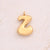 5 Pcs/Package 25x14mm 25x15mm 25x22mm Hole 2~2.9mm 304 Stainless Steel 18K Gold Plated Letter Bubble Simple Polished Jewelry Accessories Pendant