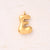 5 Pcs/Package 25x14mm 25x15mm 25x22mm Hole 2~2.9mm 304 Stainless Steel 18K Gold Plated Letter Bubble Simple Polished Pendant