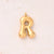 5 Pcs/Package 25x14mm 25x15mm 25x22mm Hole 2~2.9mm 304 Stainless Steel 18K Gold Plated Letter Bubble Simple Polished Pendant