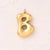 5 Pcs/Package 25x14mm 25x15mm 25x22mm Hole 2~2.9mm 304 Stainless Steel 18K Gold Plated Letter Bubble Simple Polished Pendant