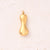 5 Pcs/Package 25x14mm 25x15mm 25x22mm Hole 2~2.9mm 304 Stainless Steel 18K Gold Plated Letter Bubble Simple Polished Pendant