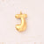 5 Pcs/Package 25x14mm 25x15mm 25x22mm Hole 2~2.9mm 304 Stainless Steel 18K Gold Plated Letter Bubble Simple Polished Jewelry Accessories Pendant