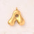 5 Pcs/Package 25x14mm 25x15mm 25x22mm Hole 2~2.9mm 304 Stainless Steel 18K Gold Plated Letter Bubble Simple Polished Jewelry Accessories Pendant