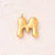 5 Pcs/Package 25x14mm 25x15mm 25x22mm Hole 2~2.9mm 304 Stainless Steel 18K Gold Plated Letter Bubble Simple Polished Jewelry Accessories Pendant