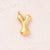 5 Pcs/Package 25x14mm 25x15mm 25x22mm Hole 2~2.9mm 304 Stainless Steel 18K Gold Plated Letter Bubble Simple Polished Jewelry Accessories Pendant