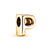 5 Pcs/package Basic Letter Metal Plating Jewelry Accessories