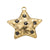 5 Pcs/package Simple Style Star Stainless Steel Plating Inlay Pendant Jewelry Accessories