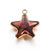 5 Pcs/package Simple Style Star Stainless Steel Plating Inlay Pendant Jewelry Accessories