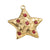 5 Pcs/package Simple Style Star Stainless Steel Plating Inlay Pendant Jewelry Accessories