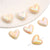 5 Pieces Arylic Heart Shape Beads