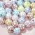 50 Arylic Star Heart Shape Ball Beads