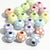 50 Arylic Star Heart Shape Ball Beads