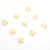 50 PCS/Package 10 * 10mm Hole 1~1.9mm Glass Star Beads