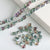 50 PCS/Package 6 * 8mm Hole 1~1.9mm Glass Butterfly Beads