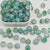 50 PCS/Package Diameter 10mm Glass Round Beads