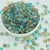 50 PCS/Package Glass Glass Round Beads