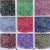 50 PCS/Package Glass Glass Solid Color Beads