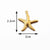 50 Pcs/package Casual Beach Starfish Hippocampus Elephant Stainless Steel Plating Pendant Jewelry Accessories