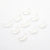 50 Pcs/package Simple Style Moon Glass Stoving Varnish Jewelry Accessories