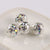 50 Pieces Diameter 10mm Diameter 6 Mm Diameter 8mm Alloy Zircon Round Beads