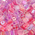 50 Pieces Glass Square Solid Color Beads