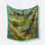 53cm New Van Gogh Oil Painting Series Green Flower Garden Path Twill Small Scarf Silk Scarf