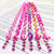 6 Pack Children's Braid Hair Accessories Spiral Braided Hair Ring Girls' Curly Hair Coil Hair Tools Twist Braid Girls' Hair Accessories