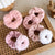 7-Piece Set Autumn And Winter Furry Pink Pork Intestine Hair Band Set Rubber Band Girl Hairtie New Intestine Hair Rope