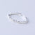 925 Sterling Silver Women Korean Wave Silver Polishing Rings