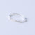 925 Sterling Silver Women Korean Wave Silver Polishing Rings