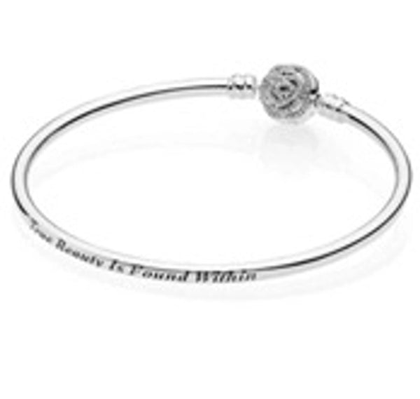 925 Sterling Silver Copper Plating Solid Color Bangle