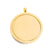 A Pack Of 2 Simple Style Round Solid Color Stainless Steel Plating Pendant Jewelry Accessories