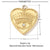 A Pack Of 3 201 Stainless Steel 18K Gold Plated Starfish Heart Shape Polished Pendant