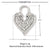 A Pack Of 3 201 Stainless Steel 18K Gold Plated Starfish Heart Shape Polished Pendant