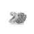 A Pack Of 3 Simple Style Animal Angel House Stainless Steel Polishing Beads Jewelry Accessories