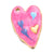 A Pack Of 3 Sweet Simple Style Heart Shape Stainless Steel Enamel Pendant Jewelry Accessories