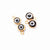 A Pack Of 30 Simple Style Devil's Eye Stainless Steel Enamel Pendant Jewelry Accessories