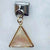 Abalone Shell Geometric Pendant Italian Module