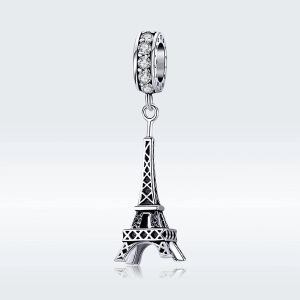 Aifule Original Eiffel Tower S925 Sterling Silver Stud Earrings For Women Paris Tower  Style Fashion Earrings Earrings