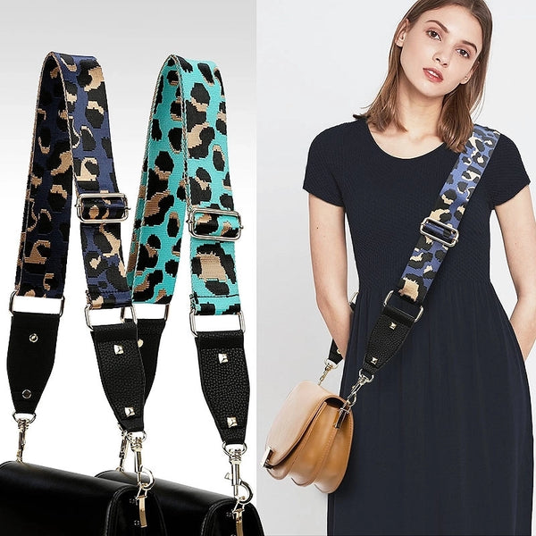 All Seasons Polyester Leopard Bag Strap