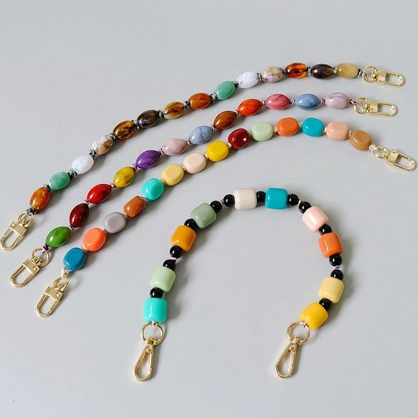 All Seasons Resin Color Block Bag Chain