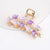 Alloy Hairpin Women's Shark Clip Oversized Flower Flower Paint Tulip Shark Clip Hair Accessories High-grade Grab Clip