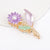 Alloy Hairpin Women's Shark Clip Oversized Flower Flower Paint Tulip Shark Clip Hair Accessories High-grade Grab Clip