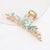 Alloy Hairpin Women's Shark Clip Oversized Flower Flower Paint Tulip Shark Clip Hair Accessories High-grade Grab Clip