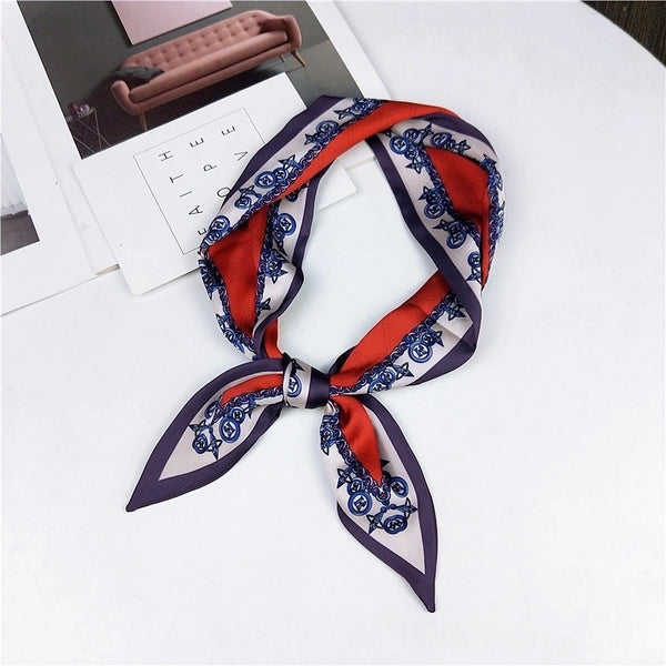 Alloy Korea Scarf (1 Copper Money Chain Red) Scarves Nhmn0361-1-copper-money-chain-red