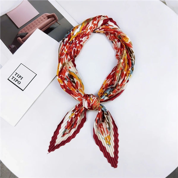 Alloy Korea Scarf (1 Wrinkle Flower Red) Nhmn0374-1-wrinkle-flower-red